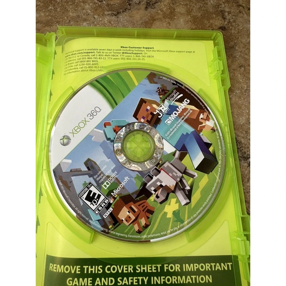 Minecraft Xbox 360 Edition (Microsoft Xbox360, 2004) No Manual